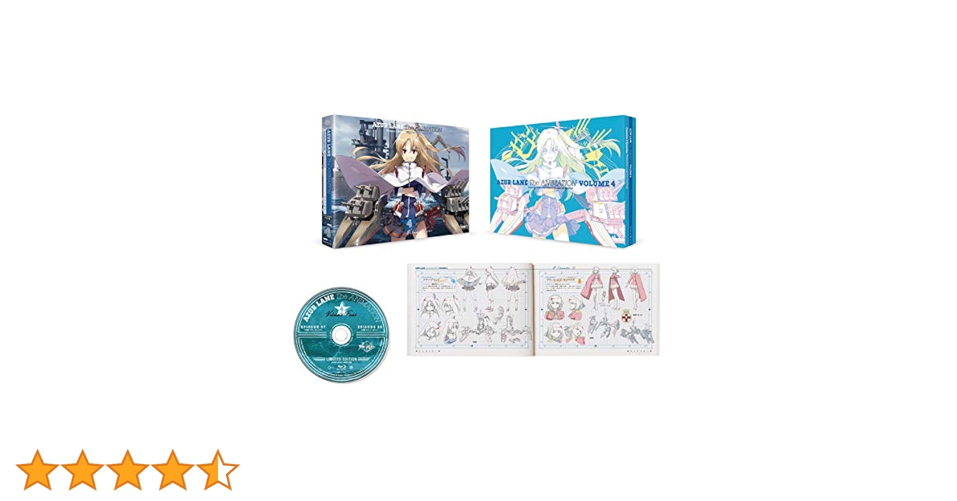 専用　アズールレーン Blu-ray 初回生産限定盤　全巻収納BOX付 Amazon.co.jp: アズールレーン Vol.1 Blu-ray(初回生産限定版